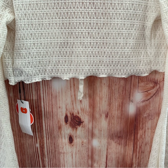 Cider Sweaters Cider White Textured Crop Cardigan Poshmark